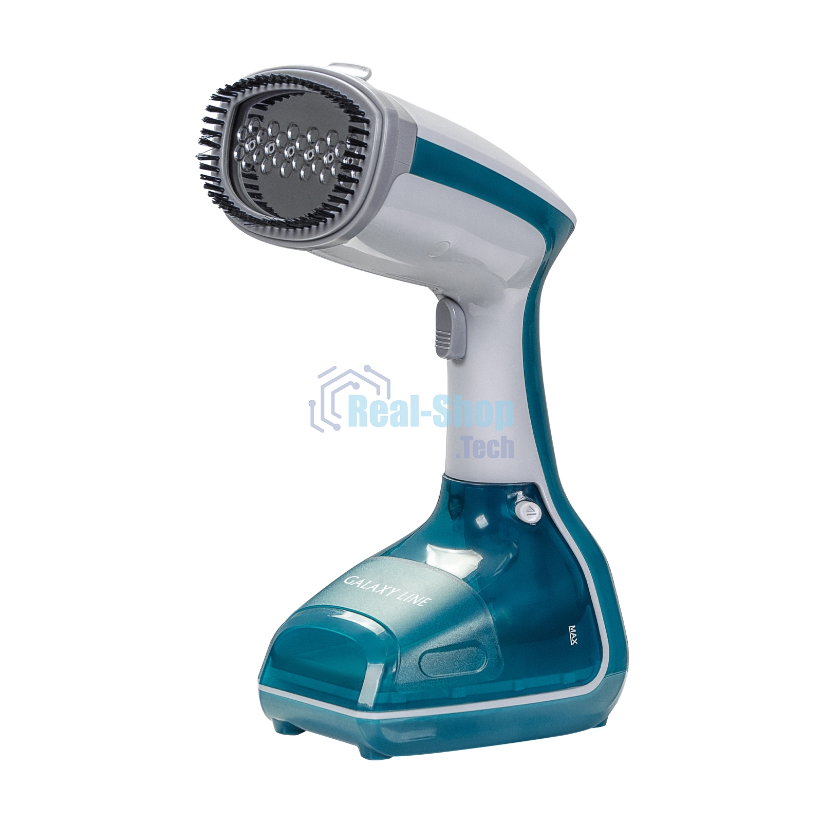 Отпариватель Galaxy Line GL 6192, синий с белым, ручной, 1000 Вт, постоянная подача пара до 25 г/мин