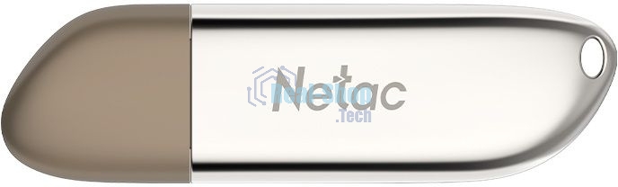 Флешка USB Netac U352 128Gb NT03U352N-128G-20PN, USB 2.0, с колпачком, металлическая