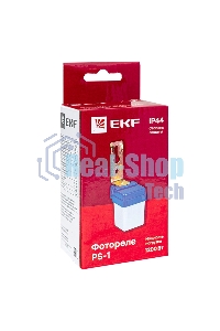 Фотореле EKF fr-ps-1-6 PS-1 6А 1200Вт IP44 EKF PROxima