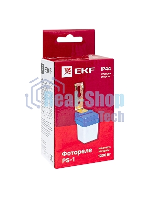 Фотореле EKF fr-ps-1-6 PS-1 6А 1200Вт IP44 EKF PROxima