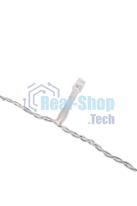 Гирлянда светодиодная Neon-night Айсикл (бахрома) 25х0,6м, c эффектом мерцания, прозрачный провод, IP44, 230В, диоды ТЕПЛЫЕ БЕЛЫЕ, 588 LED