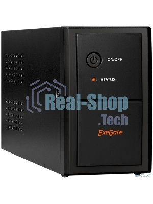 Источник бесперебойного питания ExeGate SpecialPro UNB-800.LED.AVR.EURO 800VA/480W, LED, AVR, 2 евророзетки, черный