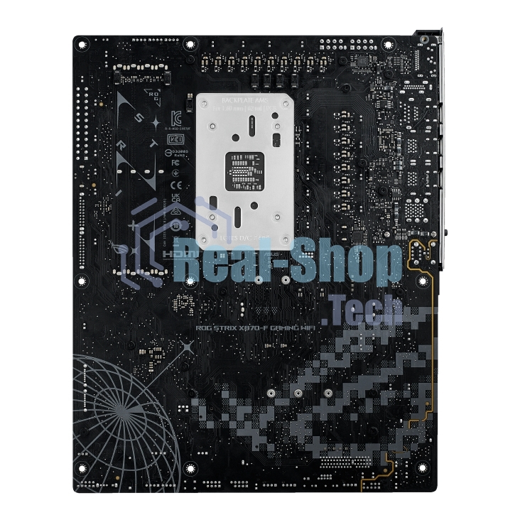 Материнская плата ASUS ROG STRIX X870-F GAMING WIFI, AM5, AMD X870, 4xDDR5, 2xSATA, 4xM.2, 1xPCI-E 5.0 x16, 1xPCI-E 4.0 x4, 1xHDMI, 1xDP, 2xUSB-C USB4, 1xUSB-C 10Gbps, 5xUSB-A 10Gbps, 4xUSB-A 5Gbps, 1x 2.5Gb LAN, 2x3.5 мм, 7.1, ATX