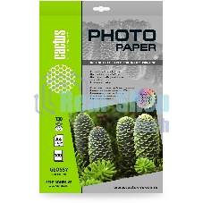Фотобумага Cactus CS-GSA4130100 A4/130г/м2/100л. глянцевое самоклей. для струйной печати