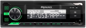 Автомагнитола Prology GT-160, 1 DIN, Bluetooth, USB Type-A, AUX, пульт ДУ