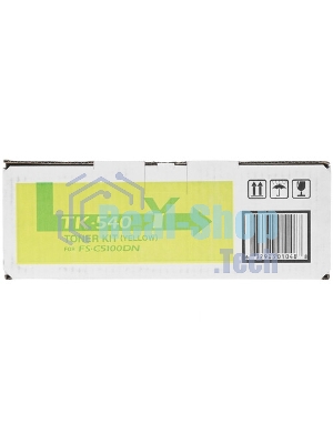 Картридж лазерный Kyocera-Mita TK-540Y желтый для FS-C5100DN (4 000 стр.)