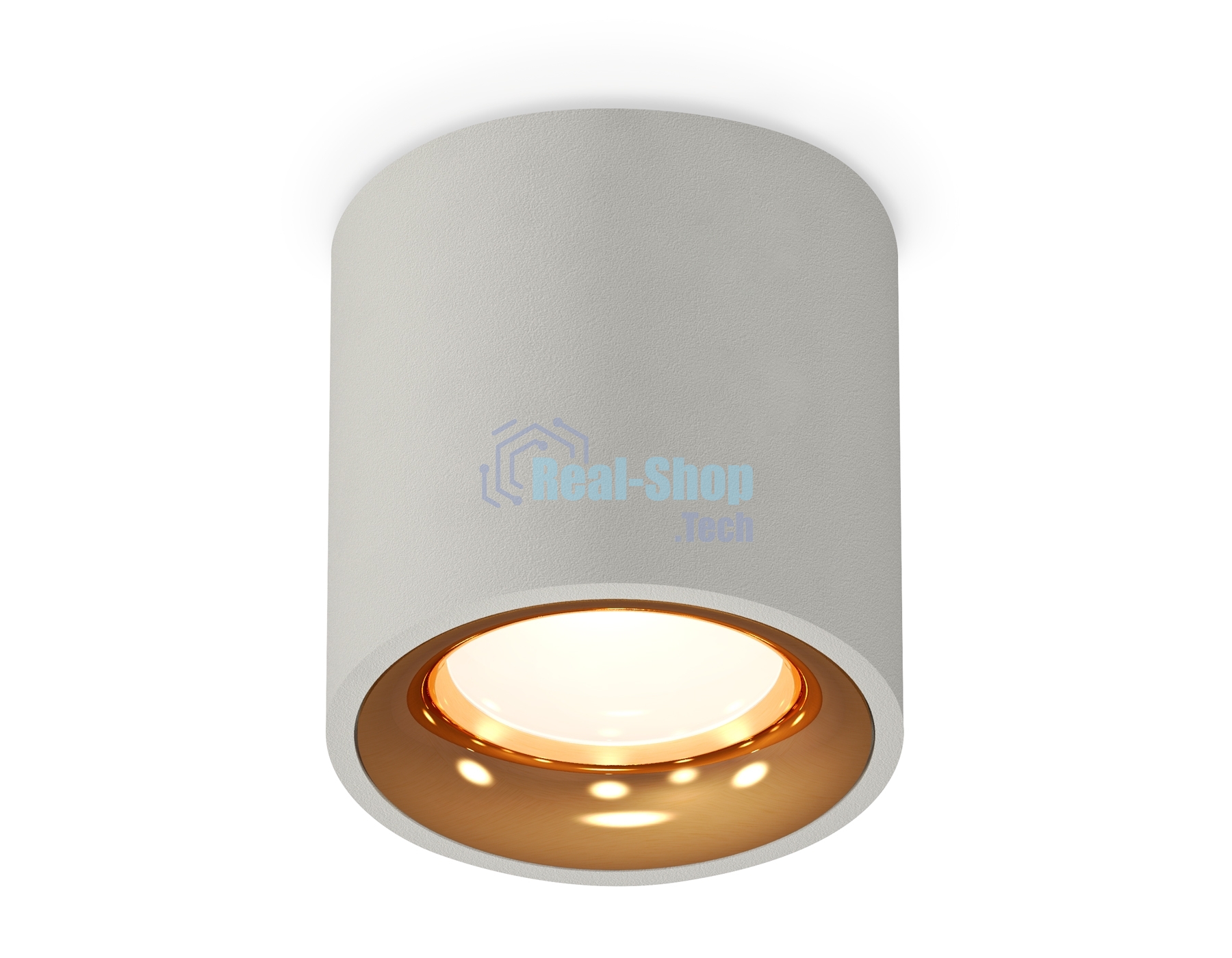 Светильник Ambrella Light XS7533024 SGR/PYG серый песок/золото желтое полированное MR16 GU5.3 (C7533, N7014)