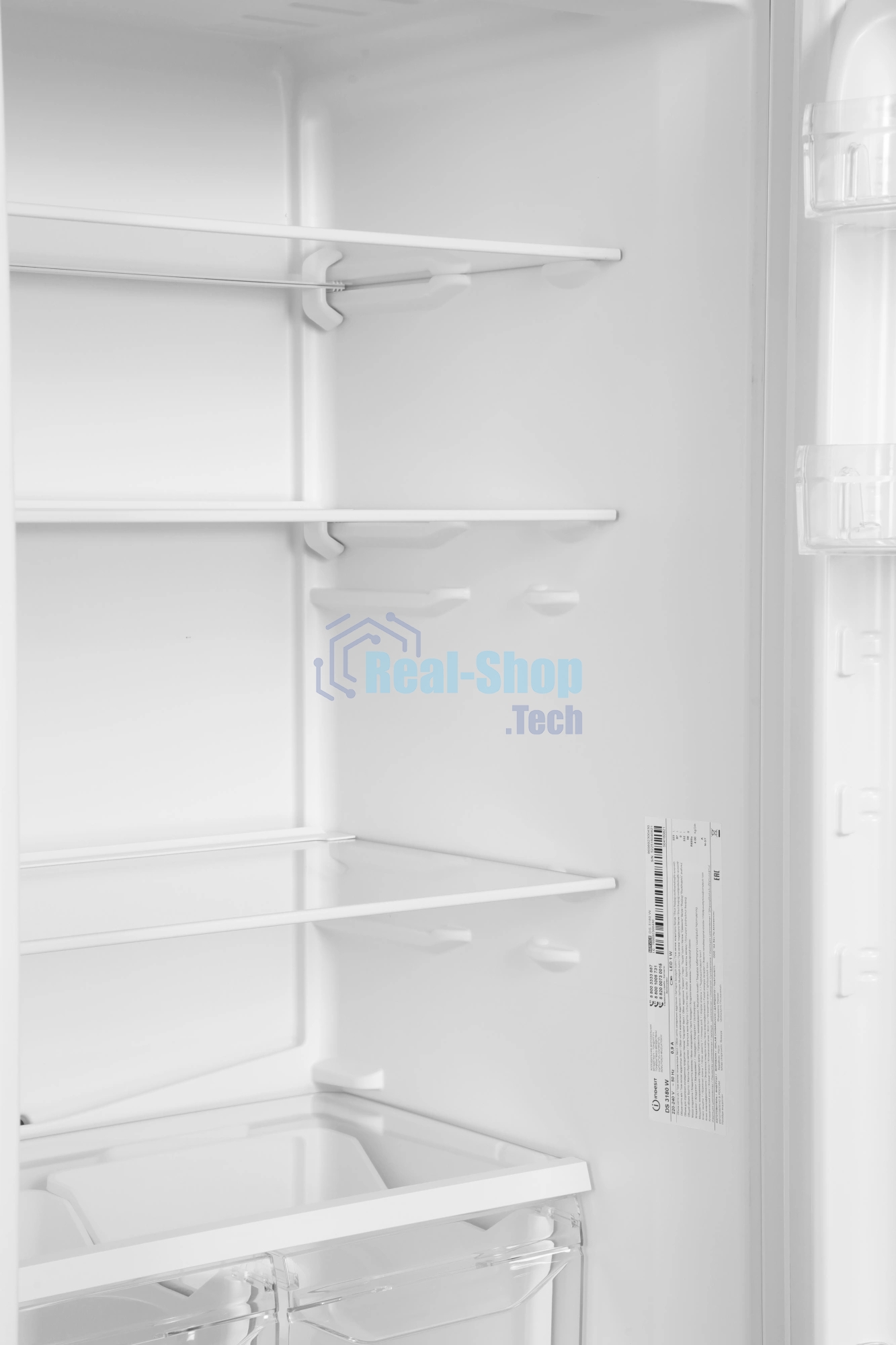 Холодильник Indesit DS 3180 W белый, двухкамерный, 223/87 л, морозилка снизу