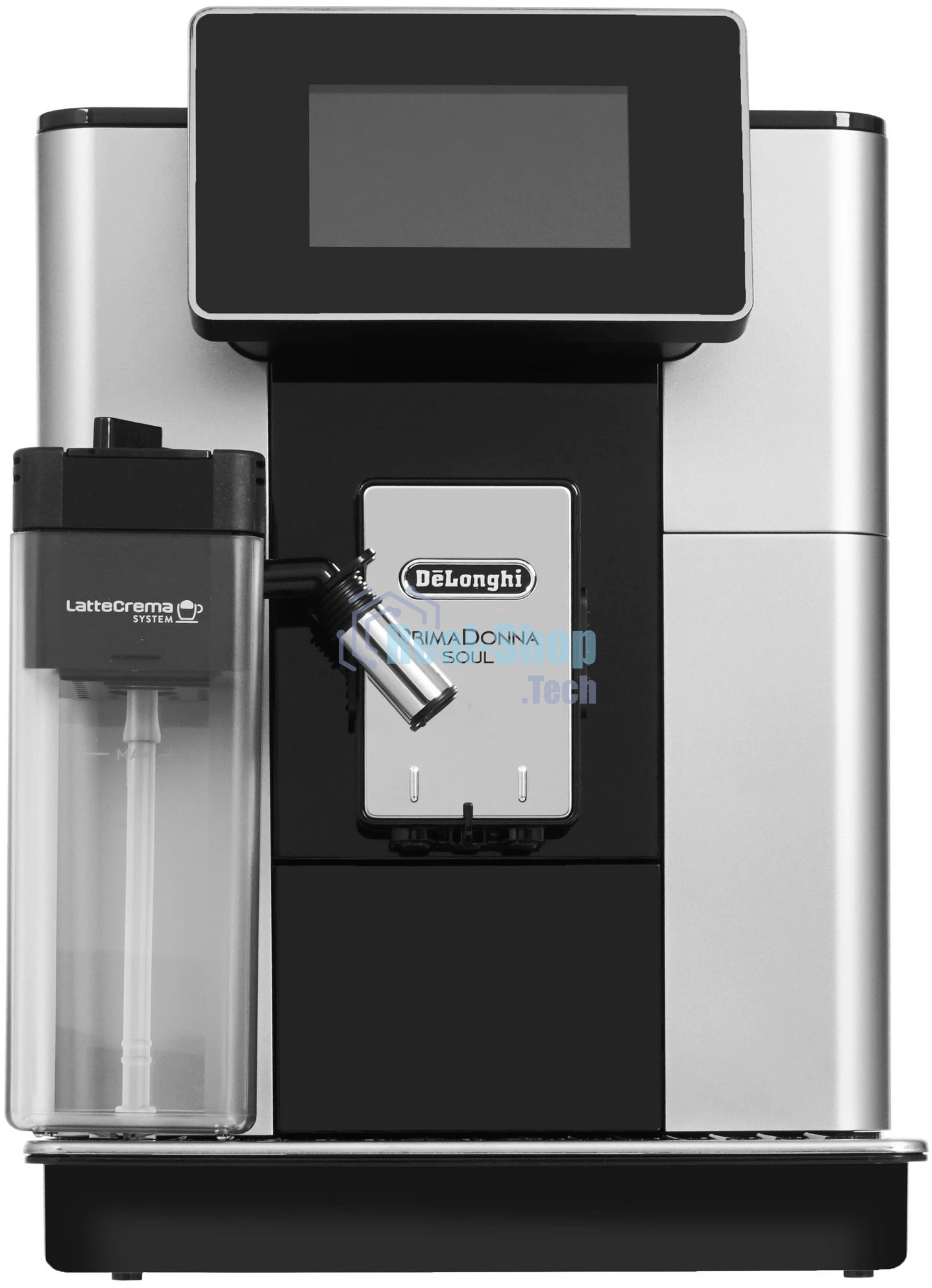 Кофемашина автоматическая DeLonghi ECAM610.55.SB черный/серебристый, исп. кофе - молотый/зерновой, 2.2 л, 1450 Вт, 19 Бар