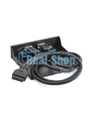 Планка USB на переднюю панель ExeGate U3H-615, 3,5