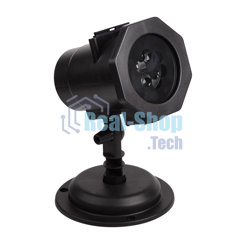 Проектор Neon-night LED, 12 сменных слайдов, цвет RGbW, 12В