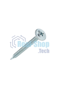 Саморез с прессшайбой Kranz ПШС сверло 4.2х50, короб (200 шт./уп.)