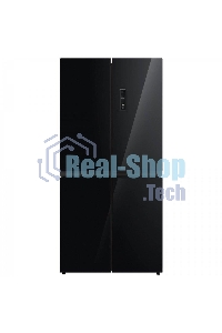 Холодильник Бирюса CD 466 BG черный трехкамерный Side by Side 303/153л морозилка снизу