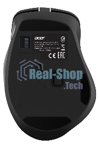 Мышь беспроводная Acer OMR140 черный, 1600 dpi, радиоканал, USB, кнопки - 6