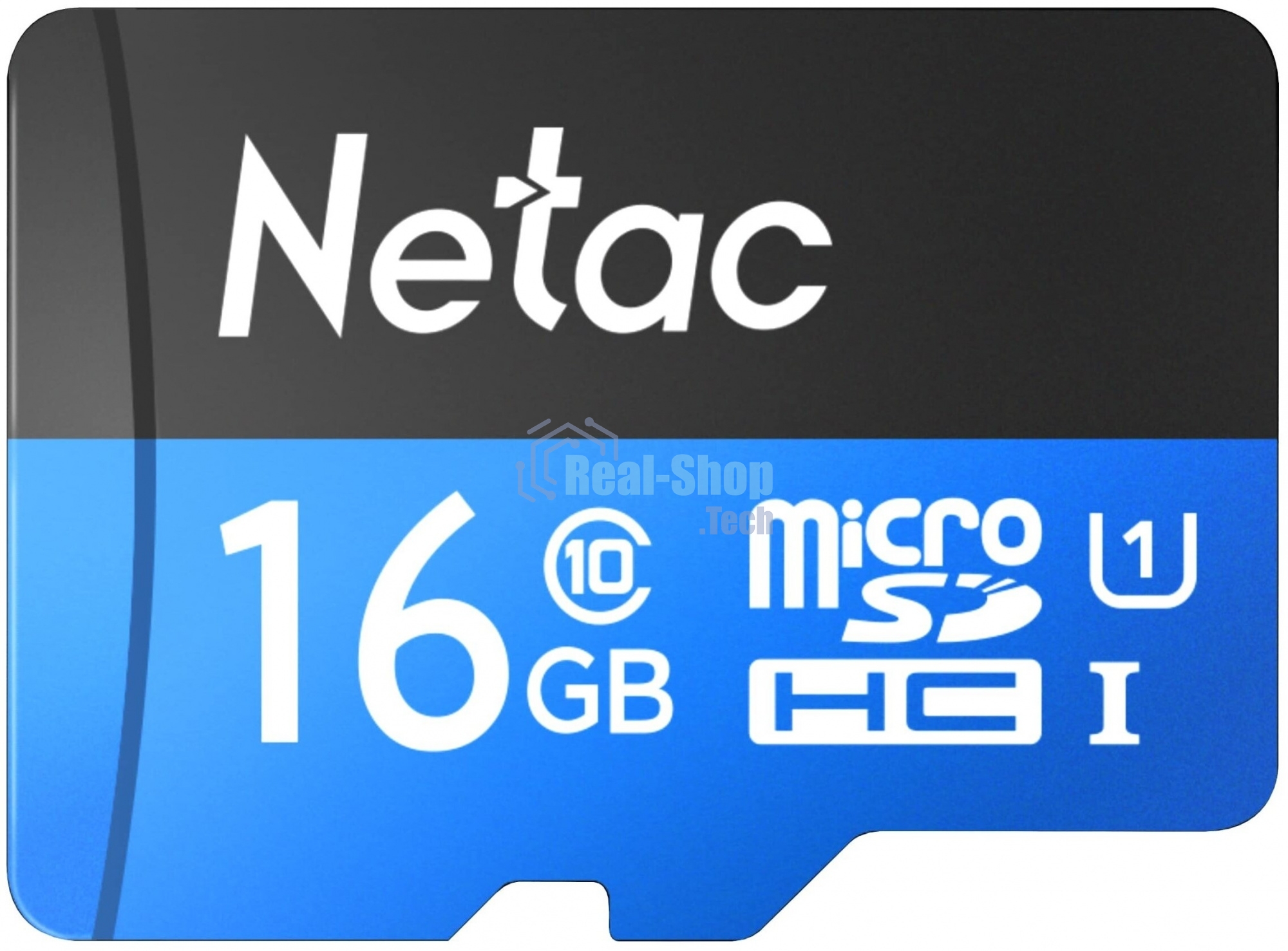 Флеш карта microSDHC 16Gb Netac P500 NT02P500STN-016G-R (с SD адаптером) 80Mb/s
