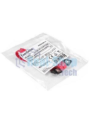 Кабель SATA ExeGate EX-CC-SATADATA-0.8L (7pin/7pin, металлические защелки, 0,8м)