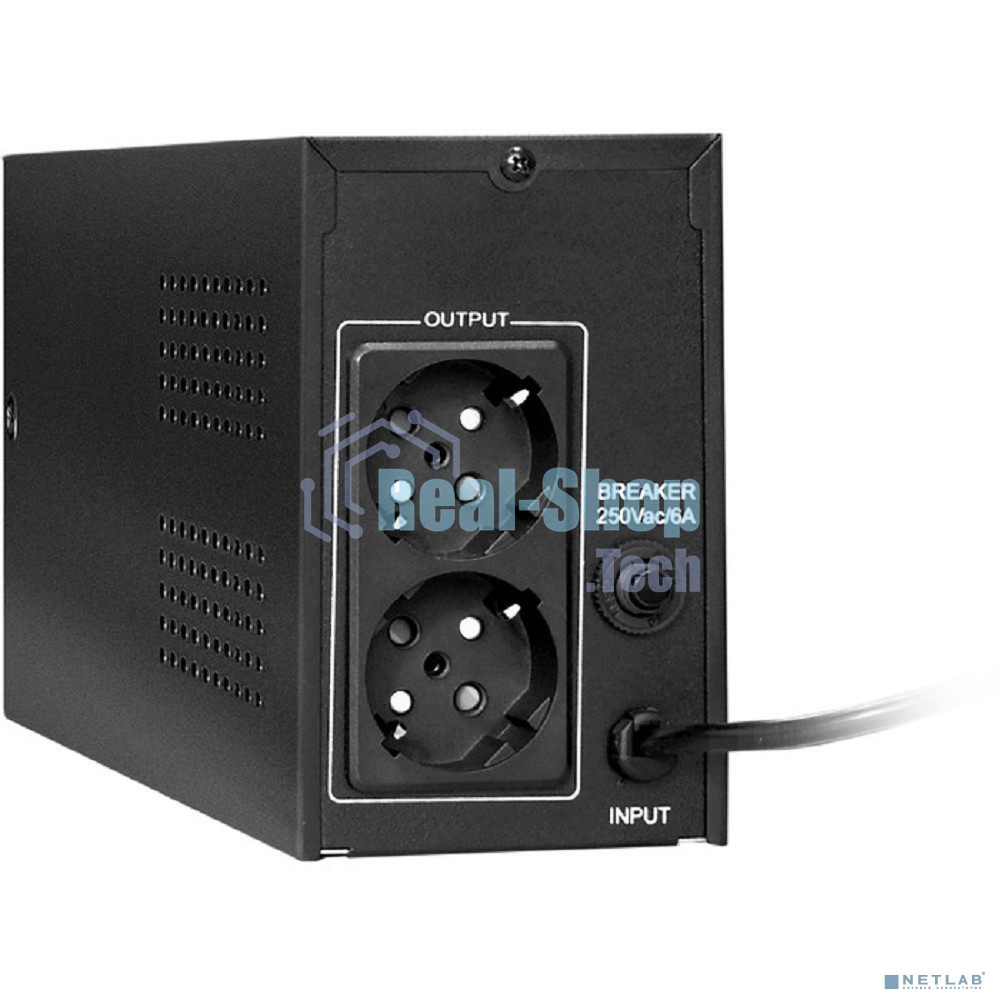 Источник бесперебойного питания ExeGate SpecialPro UNB-800.LED.AVR.EURO 800VA/480W, LED, AVR, 2 евророзетки, черный