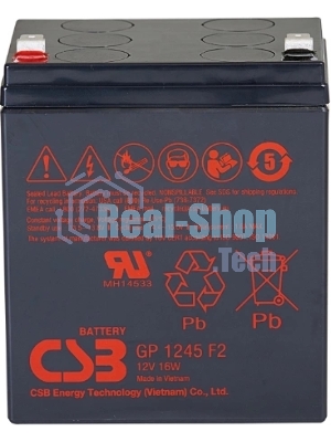 Батарея для ИБП CSB GP 1245 F2 (12V16W) 12В