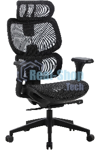 Кресло компьютерное Cactus CS-MC555-BK черный, сетка