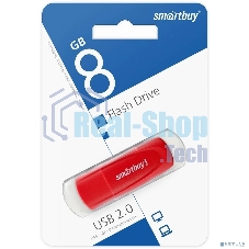 Флешка USB Smartbuy R/W USB UFD 2.0 8 Gb,Scout красный (SB008 Gb2SCR)