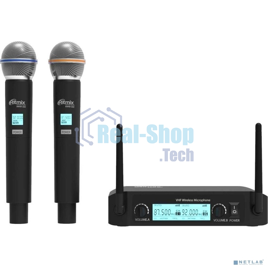 Микрофон Ritmix RWM-222 черный