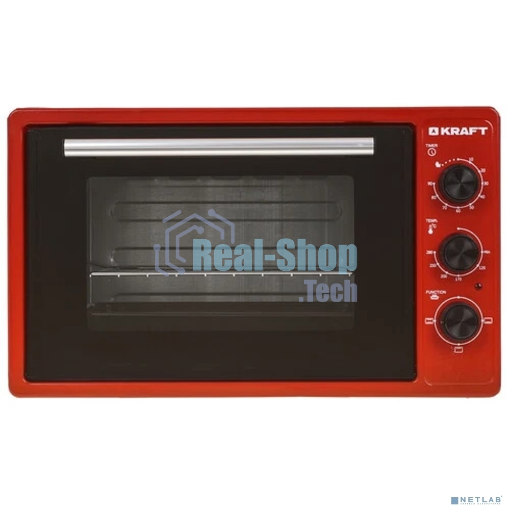 Мини-печь KRAFT KN-MO 3900 FR красный