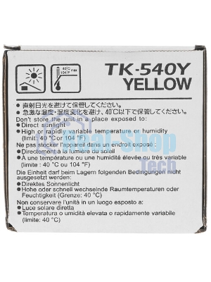 Картридж лазерный Kyocera-Mita TK-540Y желтый для FS-C5100DN (4 000 стр.)