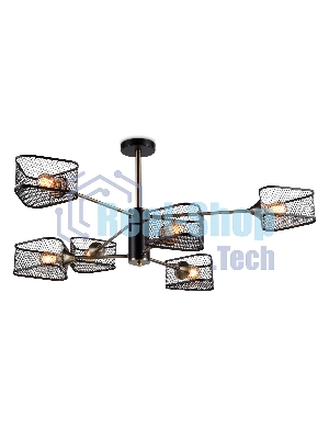 Светильник Ambrella light TR80172/6 SB/BK бронза/черный E27/6 max 40W D950*375