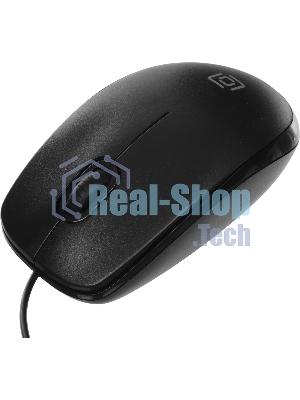 Мышь проводная Oklick 195M черный, 800 dpi, USB, кнопки - 3