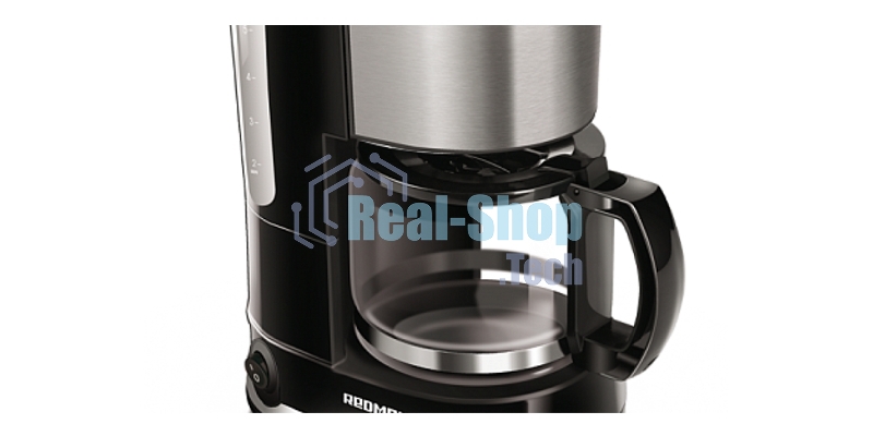 Кофеварка капельная Redmond RCM-M1507 черный/серебристый, исп. кофе - молотый, 0.6 л, 600 Вт