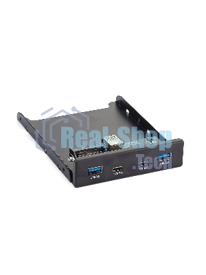 Планка USB на переднюю панель ExeGate U3H-619, 3,5