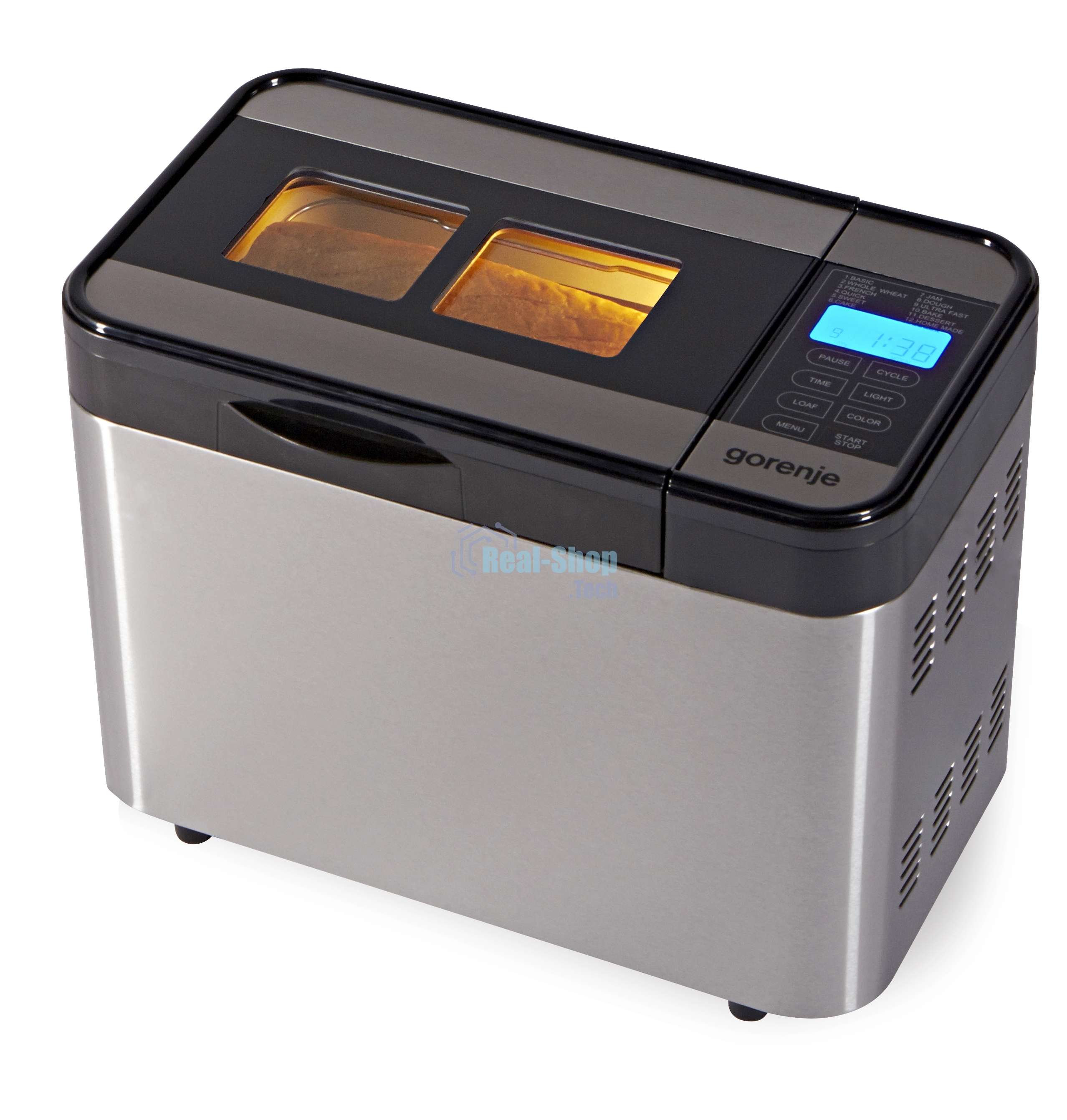 Хлебопечка Gorenje BM1400E 815Вт серебристый