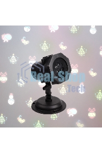 Проектор Neon-night LED, 12 сменных слайдов, цвет RGbW, 12В