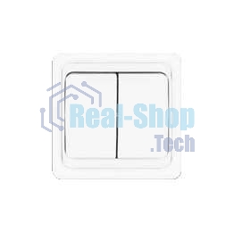 Выключатель 2-кл. СП Валери 10А IP20 белый Universal В0023