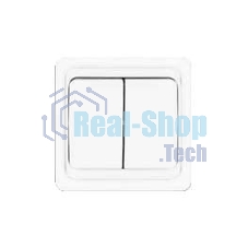 Выключатель 2-кл. СП Валери 10А IP20 белый Universal В0023