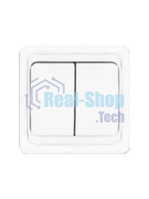 Выключатель 2-кл. СП Валери 10А IP20 белый Universal В0023