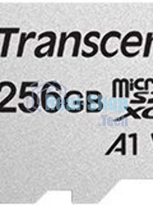 Флеш карта microSD 256Gb Transcend microSDXC Class 10 UHS-I U3, V30, A1, (SD адаптер), TLC