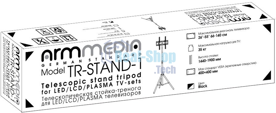 Подставка для телевизора Arm Media TR-STAND-1 черный 26