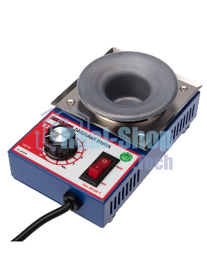 Паяльная ванна Rexant, модель R38F, 100 Вт, ø 38 мм, 200-480 °C, бессвинцовая