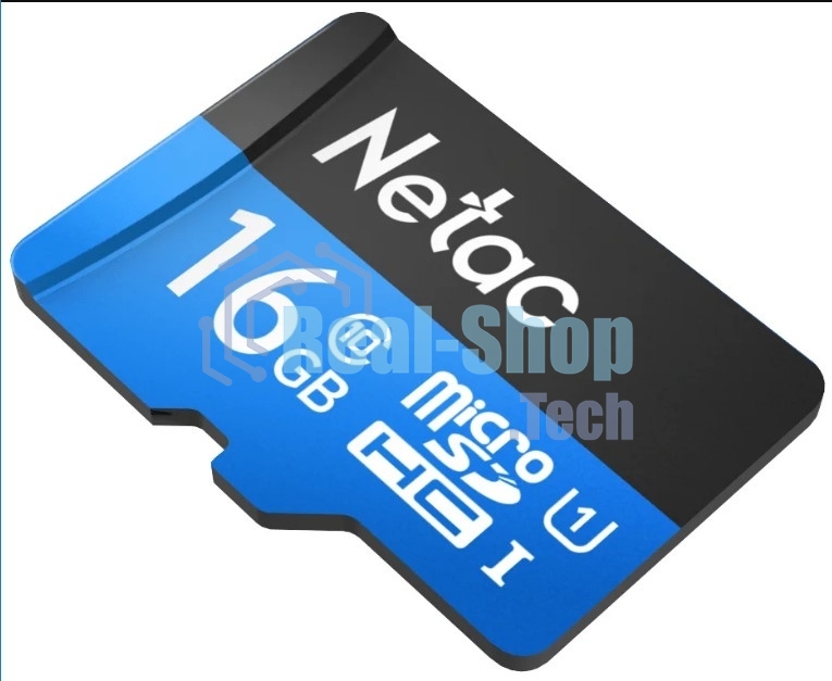Флеш карта microSDHC 16Gb Netac P500 NT02P500STN-016G-R (с SD адаптером) 80Mb/s