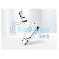 Флешка USB Netac U785 16Gb NT03U785C-016G-30PN, USB 3.0+TypeC, металлическая