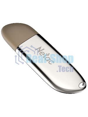 Флешка USB Netac U352 128Gb NT03U352N-128G-20PN, USB 2.0, с колпачком, металлическая