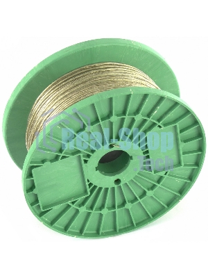 Трос металлополимерный прозрачный Сибртех ПР-2.5, (2,5мм толщина, катушка 200м.п.)