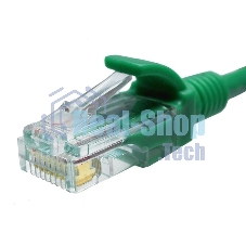 Патч-корд Suprlan 10-0157 UTP RJ-45 вил.-вилка RJ-45 cat.5e 1м зеленый LSZH 24AWG