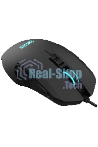 Мышь проводная Acer OMW160 черный, 6400 dpi, USB, кнопки - 8