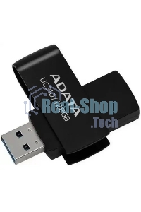 Флешка USB ADATA UC310 (UC310-128G-RBK), 128Gb, USB 3.2 Gen 1, R/W 100/30, черный
