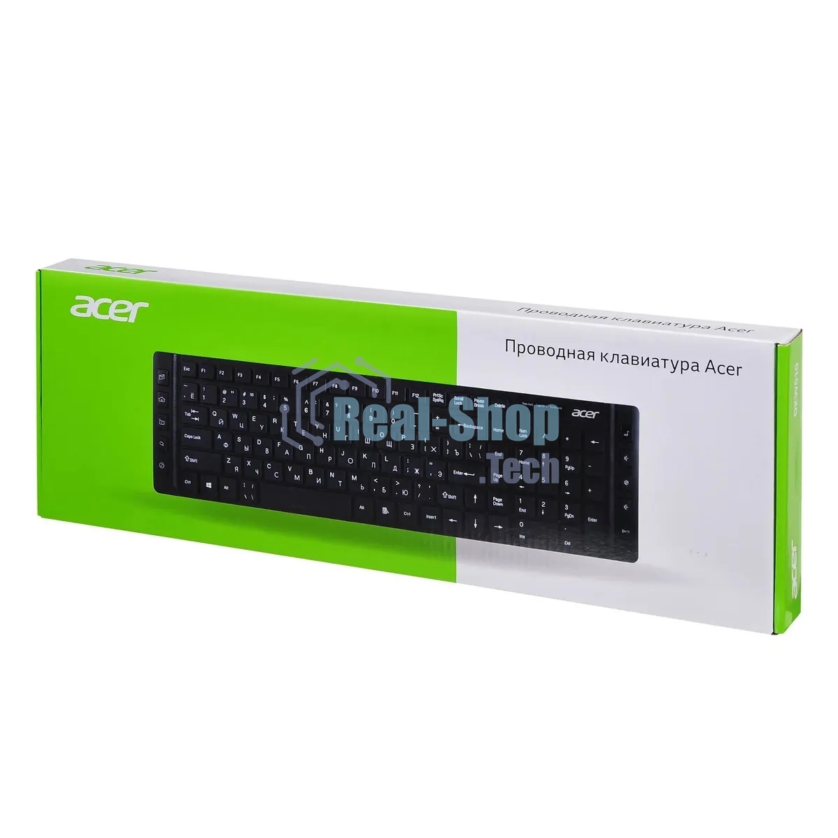 Клавиатура проводная Acer OKW010 ZL.KBDEE.002, USB, черный