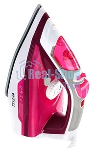 Утюг Kelli Kl-1627 розовый/белый/серый, 2600 Вт, 25 г/мин, 100 г/мин, 100 мл