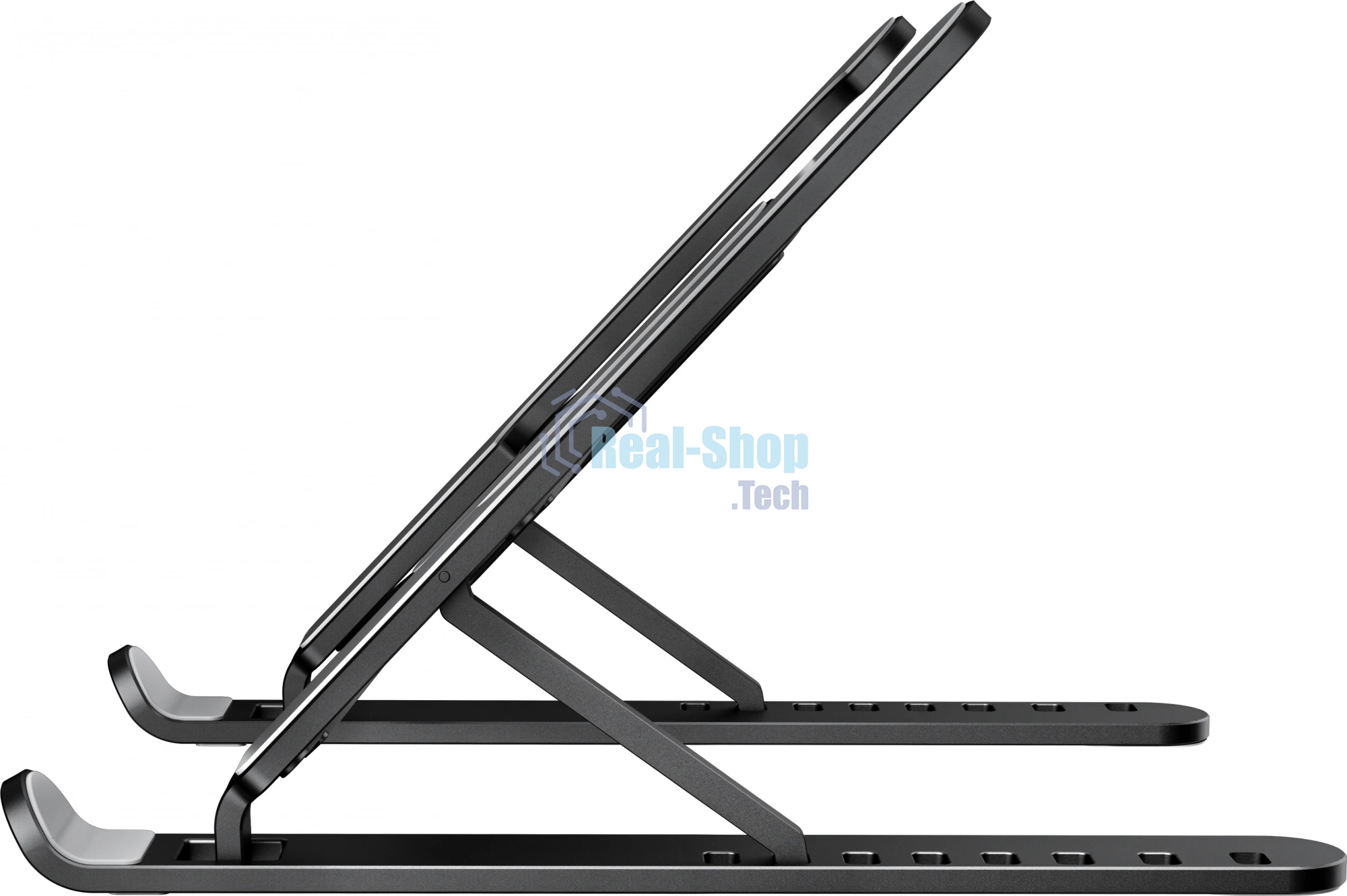 Подставка для ноутбука Buro BU-LS100 260x20x60мм 220г пластик ABS черный