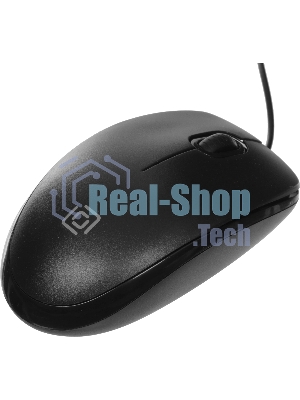 Мышь проводная Oklick 195M черный, 800 dpi, USB, кнопки - 3